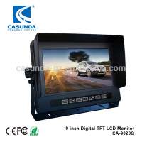 9" HD Car TFT LCD Color Touch Monitor Screen Rearview Display Backup Camera Monitor System for Truck Trailer Bus Lorry